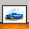 2010-11-12 Chevrolet Camaro SS Muscle Car Art Print 18" X 24" UNFRAMED