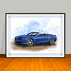 2010-11-12 Chevrolet Camaro SS Muscle Car Art Print 18" X 24" UNFRAMED