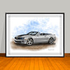 2010-11-12 Chevrolet Camaro SS Stripe Options Muscle Car Art Print 18" X 24" UNFRAMED