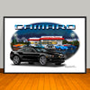 2010 2011 Chevrolet Camaro Diner Muscle Car Art Print 13" X 19" UNFRAMED