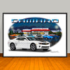 2010 2011 Chevrolet Camaro Diner Muscle Car Art Print 13" X 19" UNFRAMED
