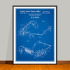 2013 Google Glass Wearable Computer Patent Print - UNFRAMED