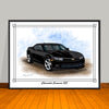 2014 2015 Chevrolet Camaro SS Muscle Car Art Print 18" X 24" UNFRAMED
