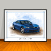 2014 2015 Chevrolet Camaro SS Muscle Car Art Print 18" X 24" UNFRAMED
