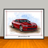 2014 2015 Chevrolet Camaro SS Muscle Car Art Print 18" X 24" UNFRAMED