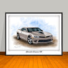 2014 2015 Chevrolet Camaro SS Muscle Car Art Print 18" X 24" UNFRAMED