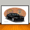 2014 Chevrolet Camaro SS Brick Wall Muscle Car Art Print 13" X 19" UNFRAMED