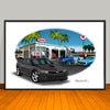 2014 Chevrolet Camaro SS Garage Muscle Car Art Print 13" X 19" UNFRAMED