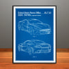 2014 Aston Martin Lagonda Saloon Patent Print - Unframed
