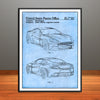 2014 Aston Martin Lagonda Saloon Patent Print - Unframed
