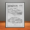 2014 Aston Martin Lagonda Saloon Patent Print - Unframed