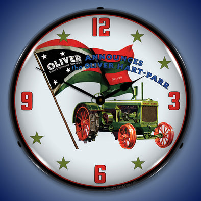 Oliver Hart Tractor LED Clock