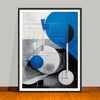 Blue Abstract Art Print, Home Decor, Giclee print, Geometric Artwork - 9 Styles