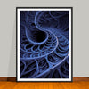 Blue Abstract Art Print, Home Decor, Giclee print, Geometric Artwork - 9 Styles