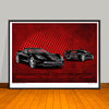 C7 Corvette Car Art Print - 18" X 24" UNFRAMED