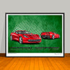 C7 Corvette Car Art Print - 18" X 24" UNFRAMED