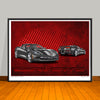 C7 Corvette Car Art Print - 18" X 24" UNFRAMED
