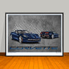 C7 Corvette Car Art Print - 18" X 24" UNFRAMED