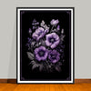February Birth Flower Art Prints: Featuring the Violet