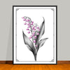 May Birth Flower Art Prints: Featuring the Hawthorn & Lily of the Valley