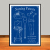 Nursing Patents Collage Art Print - Modern Edition - UNFRAMED