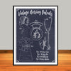 Nursing Patents Collage Art Print - Vintage Edition - UNFRAMED