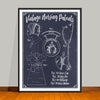 Nursing Patents Collage Art Print - Vintage Edition - UNFRAMED