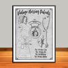 Nursing Patents Collage Art Print - Vintage Edition - UNFRAMED