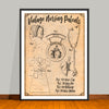 Nursing Patents Collage Art Print - Vintage Edition - UNFRAMED