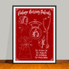 Nursing Patents Collage Art Print - Vintage Edition - UNFRAMED
