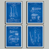 Fender Guitar Set of 4 Patent Prints - UNFRAMED