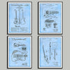 Fender Guitar Set of 4 Patent Prints - UNFRAMED