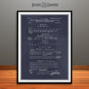 1848 Morse Code Patent Print Blackboard