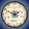 1867 Sharps Breech Rifle Patent LED Clock