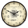 1867 Sharps Breech Rifle Patent LED Clock