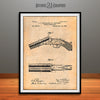 1883 Breech Loading Shotgun Patent Print Antique Paper