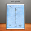 1892 Clarinet Patent Print Light Blue