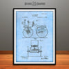 1895 Selden Road Engine Patent Print Light Blue