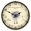 1898 Horseshoe Patent LED Clock