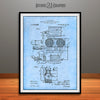 1916 Carrier Method for Cooling Air Patent Print Light Blue