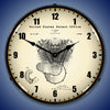 1923 Harley Davidson Engine Patent LED Clock