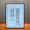 1929 Soda Fountain Drink Mixer Patent Print Light Blue