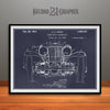 1930 L- 29 Cord Front Drive Automobile Patent Print Blackboard
