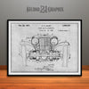 1930 L- 29 Cord Front Drive Automobile Patent Print Gray