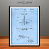 1934 Lockheed Model 10 Electra Airliner Patent Antique Light Blue