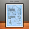 1939 Carrier Air Conditioning System Patent Print Light Blue