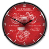 1941 Indian Motorcycle Patent LED Clock