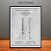 1957 Gibson Explorer Guitar Patent Print Gray