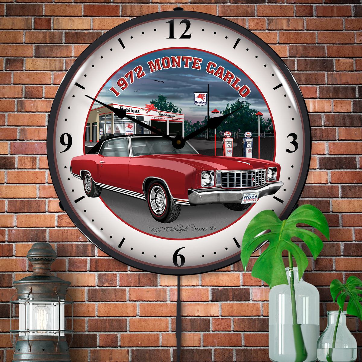 1972 Monte Carlo LED Clock – Studio 21 Graphix