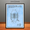 1973 Catalytic Converter Patent Print Light Blue